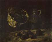 Vincent Van Gogh Still life with Copper Kettle,Jar and Potatoes (nn040 China oil painting reproduction
